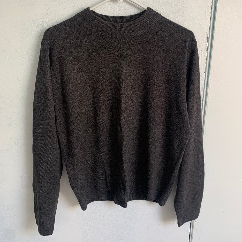 Vintage Sag Harbor Women's Grey Sweater Size M